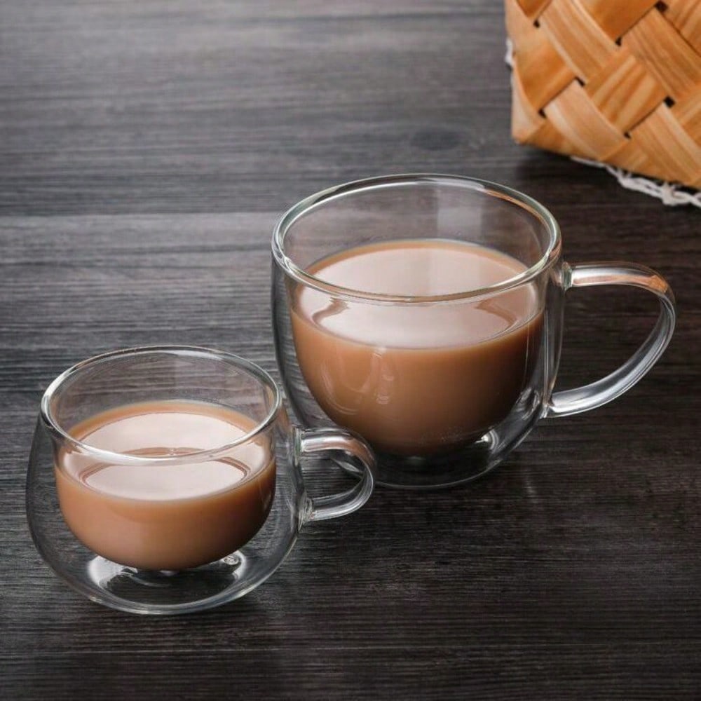 1PC Double Walled Glass Cups H - Espresso Shot Glass 评论和价格
